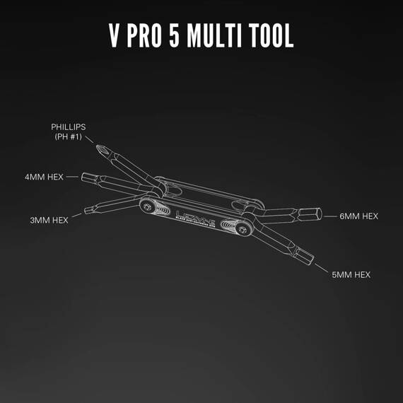 Zestaw narzędzi (scyzoryk) Lezyne V Pro Multi Tools 5