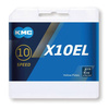 Łańcuch KMC X10EL, srebrny, 114 ogniw, 5,88 mm, 10-rzędowy, Box