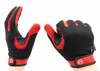 Rękawiczki z długimi palcami Accent Bora czarno - czerwone M